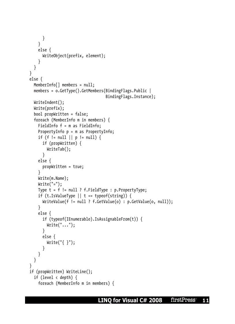 image for page LINQ for Visual C 2008