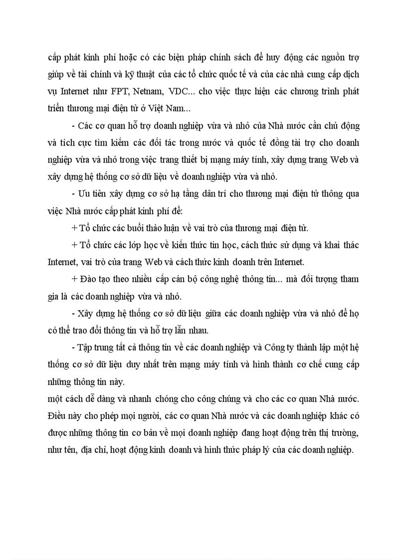 image for page Phát triển thương mại điện tử cho các doanh nghiệp vừa và nhỏ