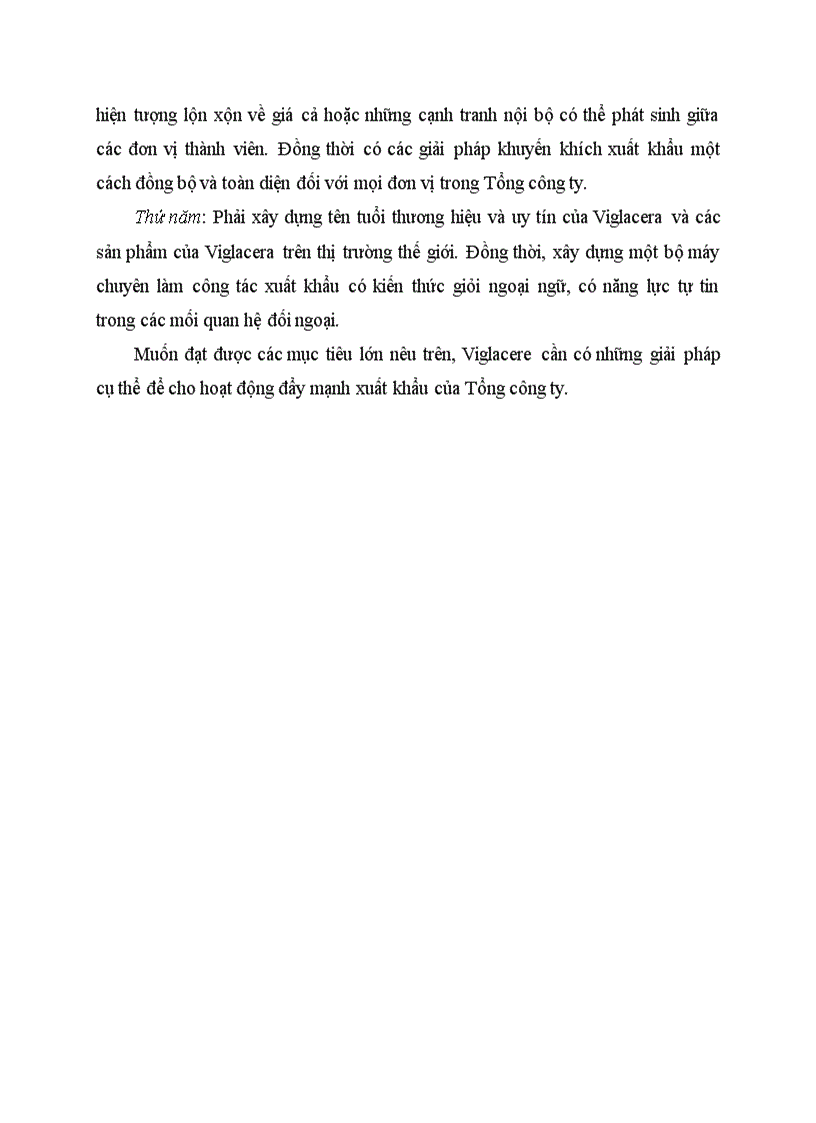 image for page Phương hướng hoạt động xuất khẩu của Viglacera trong thời gian tới