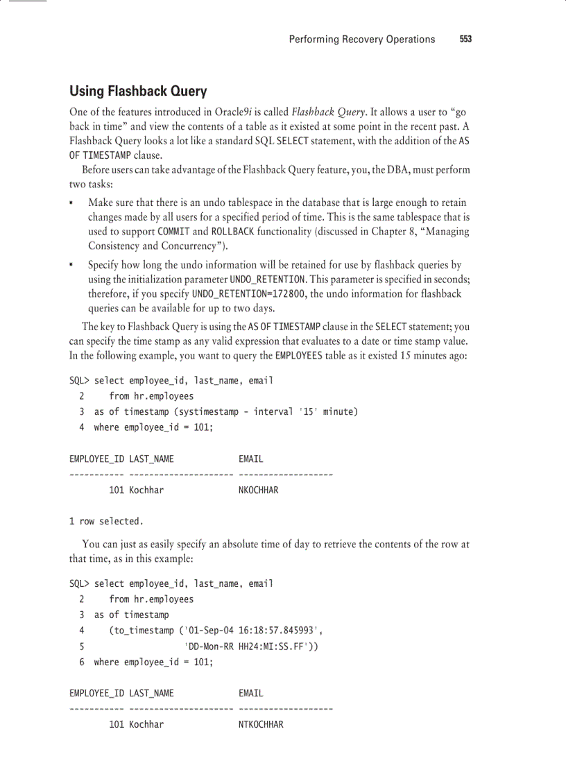 image for page Sybex OCA Oracle 10g Administration I Study Guide phần 10