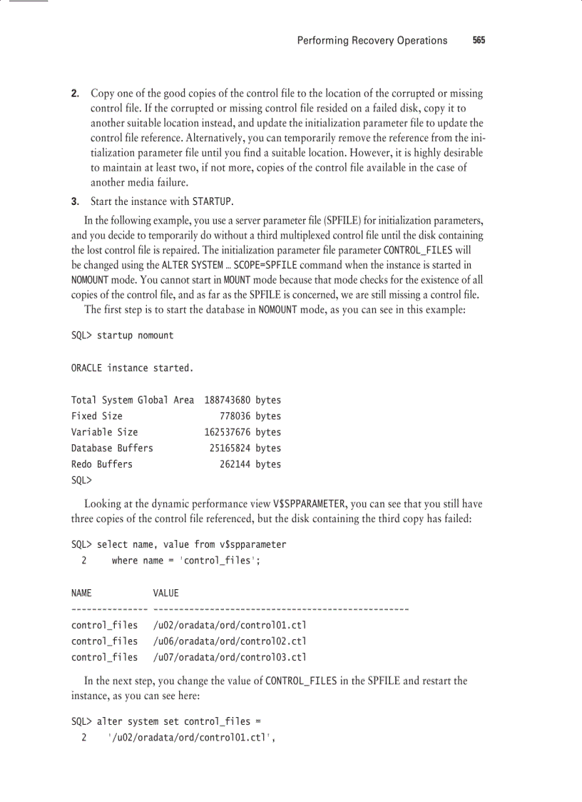 image for page Sybex OCA Oracle 10g Administration I Study Guide phần 10
