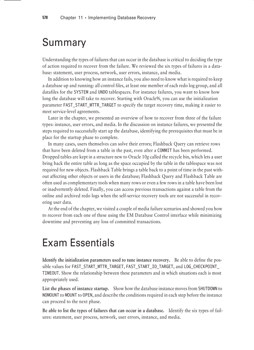 image for page Sybex OCA Oracle 10g Administration I Study Guide phần 10