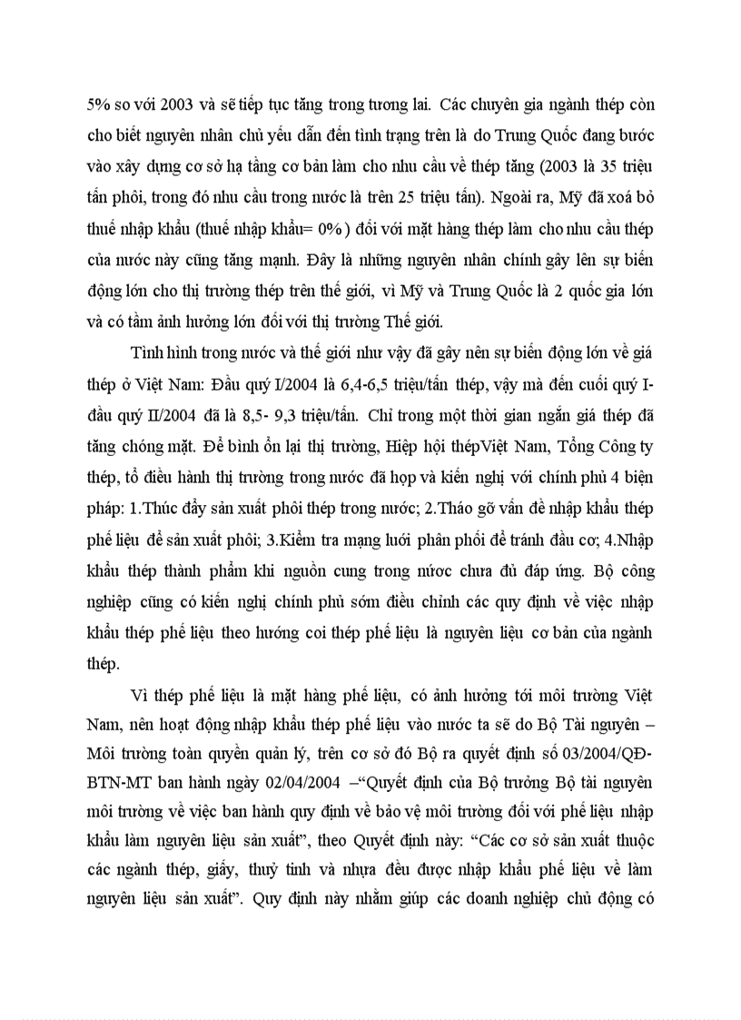 image for page Quản lý Nhà nước đối với hoạt động nhập khẩu thép phế liệu