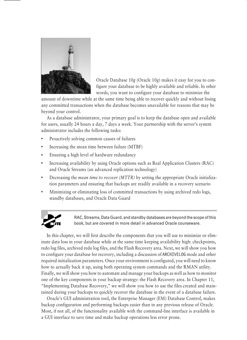 image for page Sybex OCA Oracle 10g Administration I Study Guide phần 9