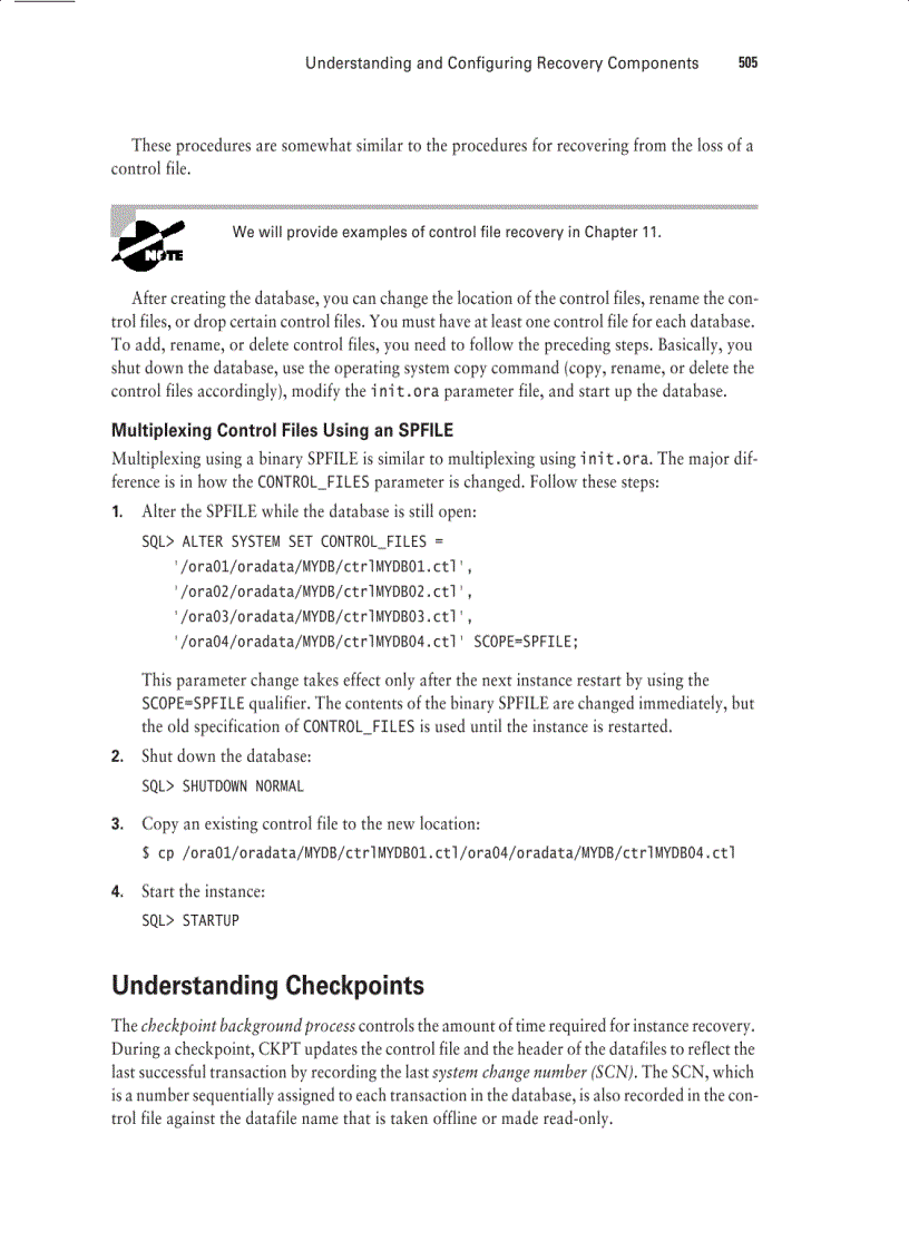 image for page Sybex OCA Oracle 10g Administration I Study Guide phần 9