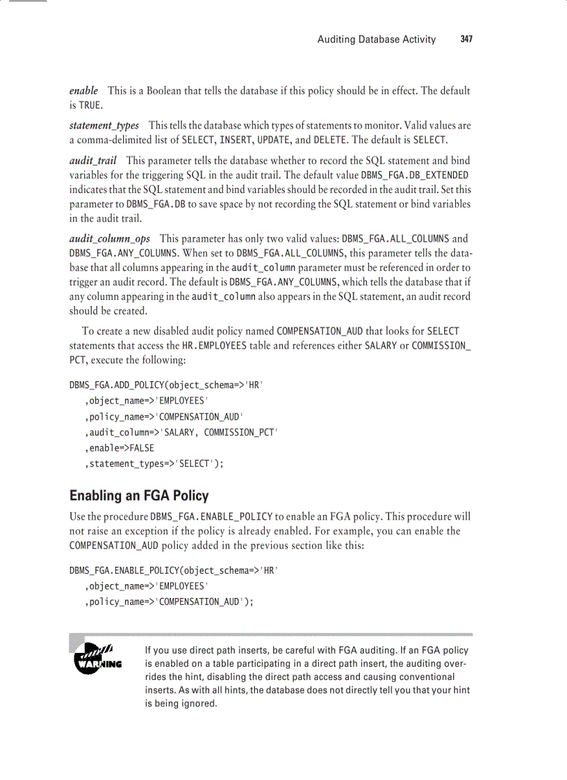 image for page Sybex OCA Oracle 10g Administration I Study Guide phần 7