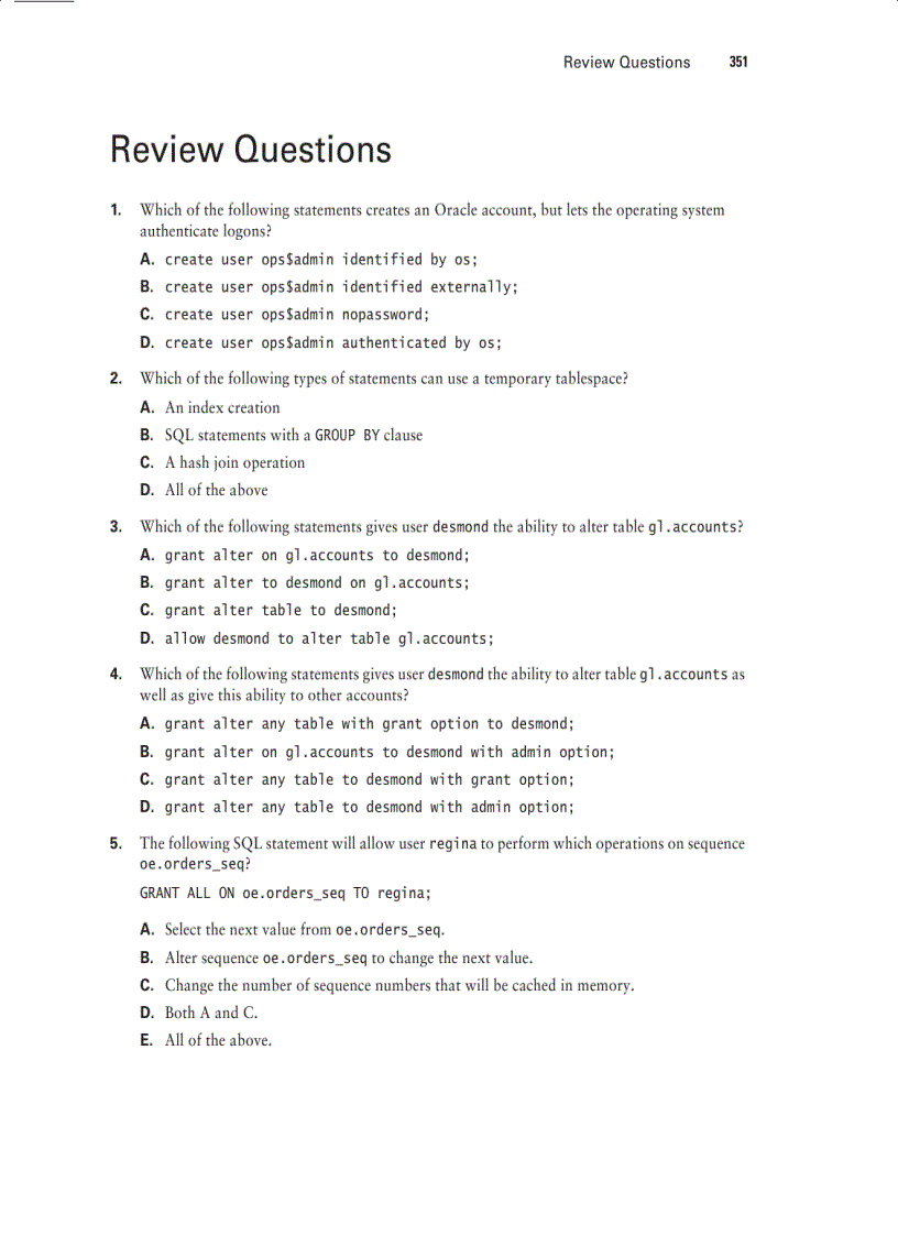 image for page Sybex OCA Oracle 10g Administration I Study Guide phần 7