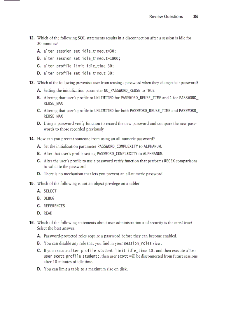 image for page Sybex OCA Oracle 10g Administration I Study Guide phần 7