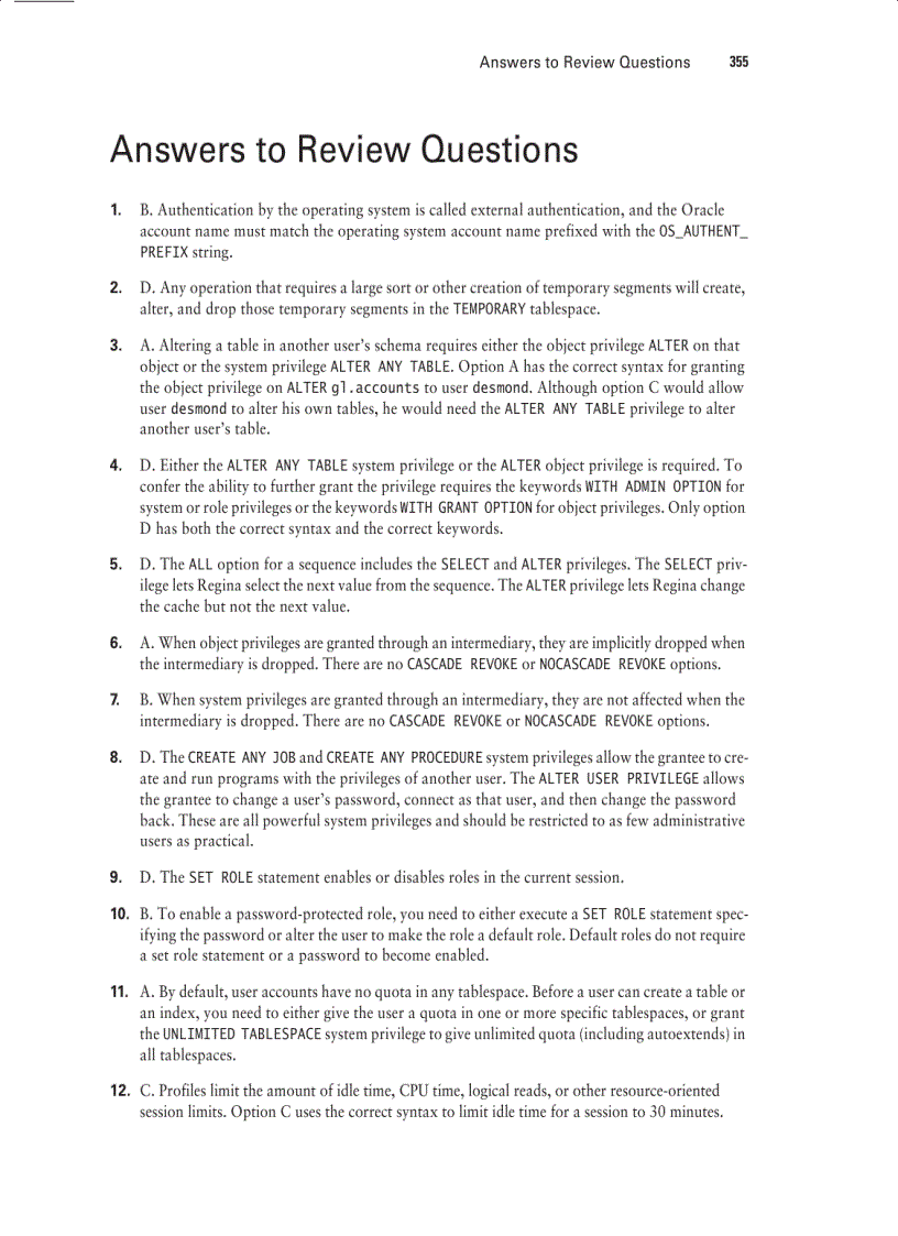 image for page Sybex OCA Oracle 10g Administration I Study Guide phần 7