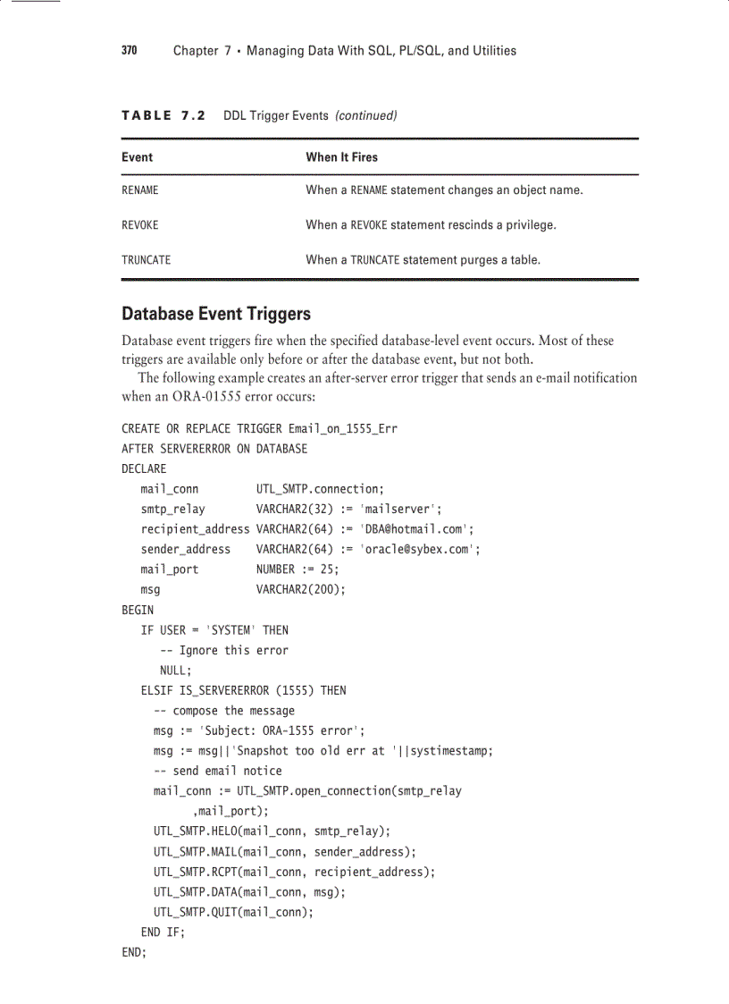 image for page Sybex OCA Oracle 10g Administration I Study Guide phần 7