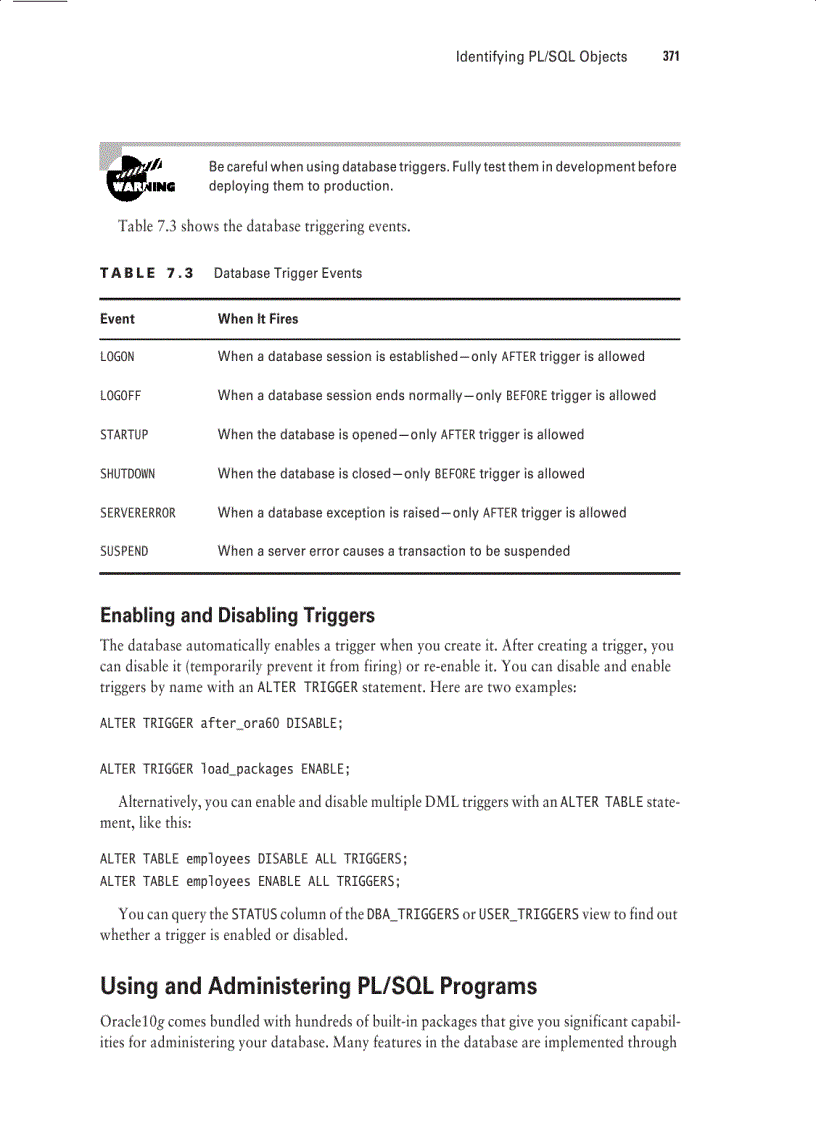 image for page Sybex OCA Oracle 10g Administration I Study Guide phần 7