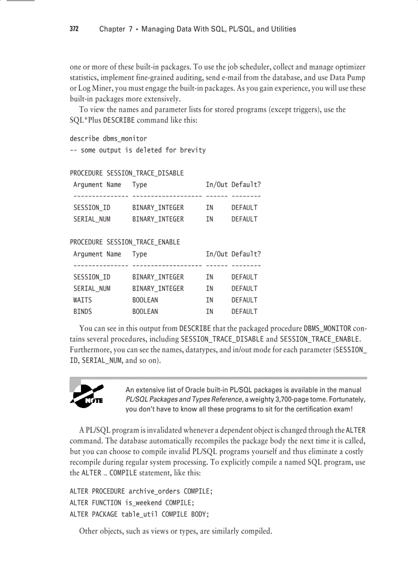image for page Sybex OCA Oracle 10g Administration I Study Guide phần 7