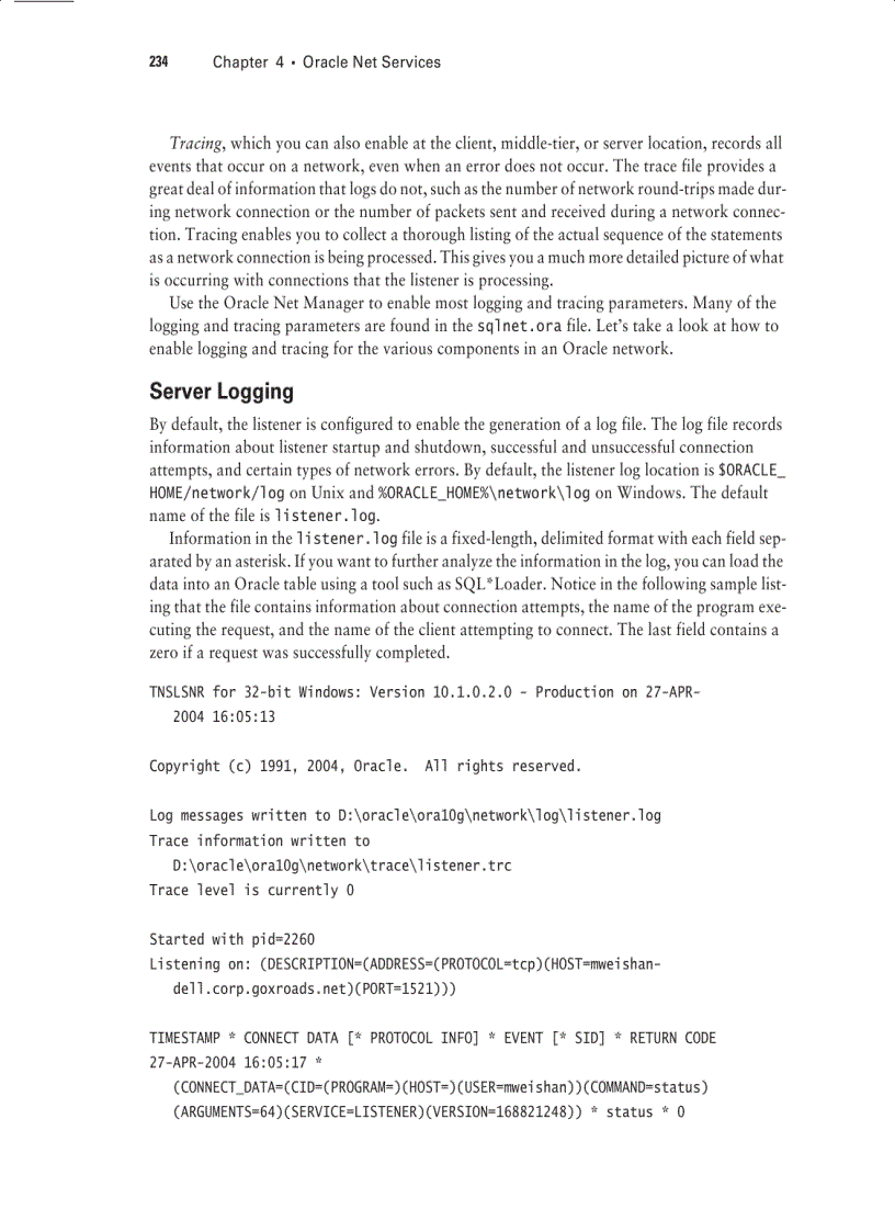 image for page Sybex OCA Oracle 10g Administration I Study Guide phần 5