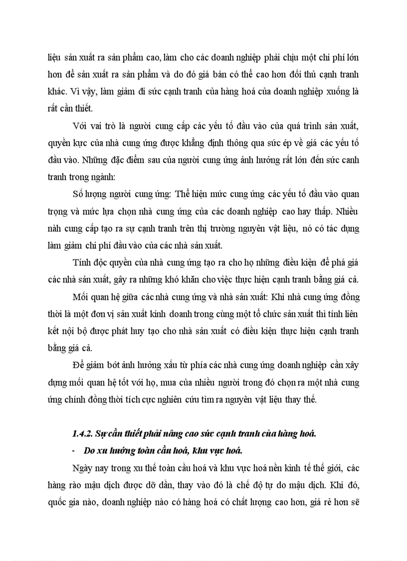 image for page Sức cạnh tranh của hàng hoá và sự cần thiết phải nâng cao sức cạnh tranh của hàng hoá