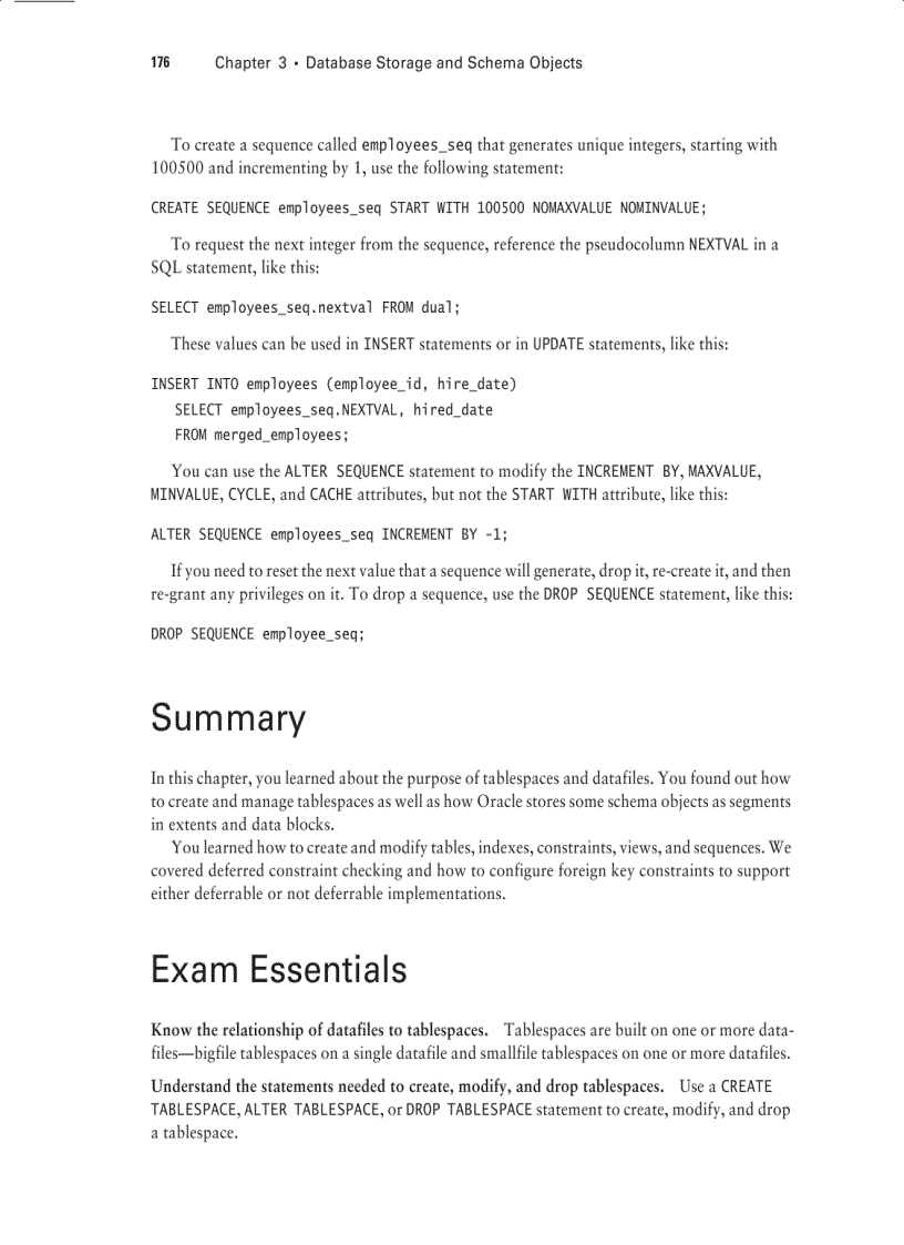 image for page Sybex OCA Oracle 10g Administration I Study Guide phần 4