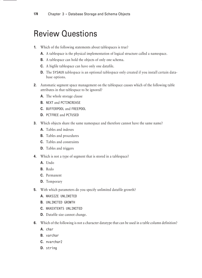 image for page Sybex OCA Oracle 10g Administration I Study Guide phần 4