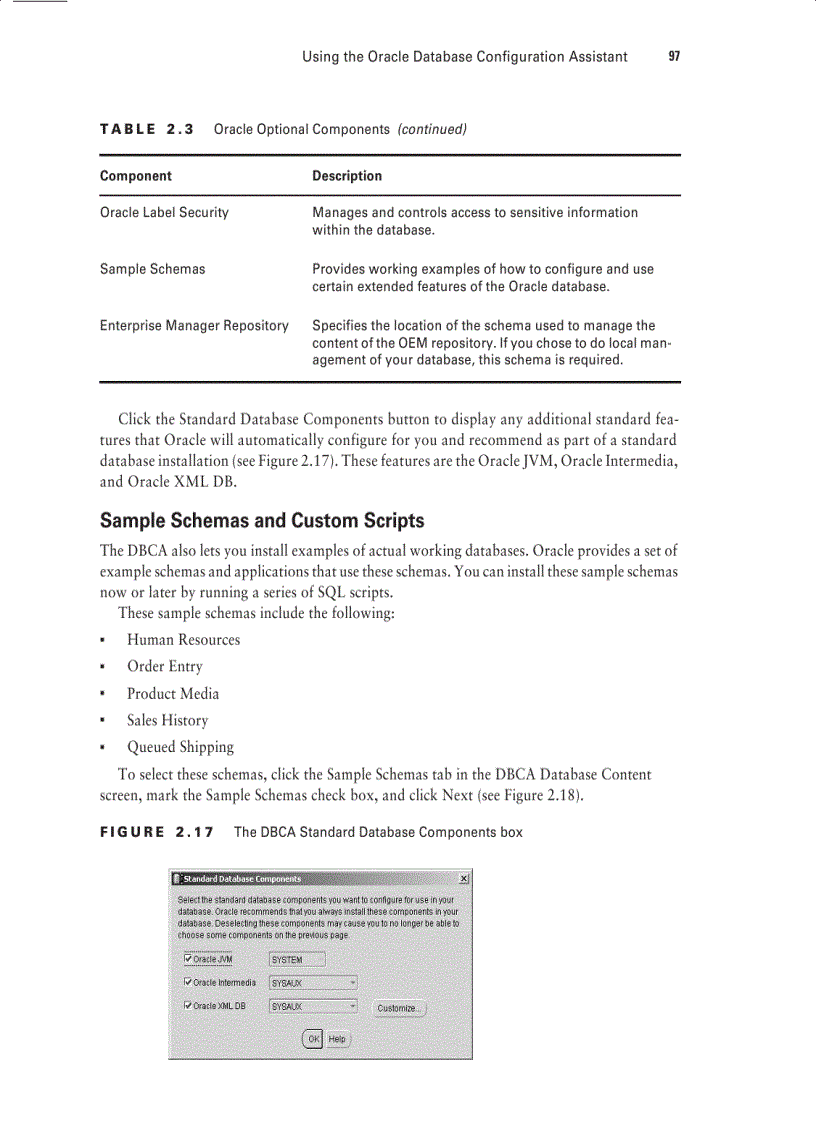 image for page Sybex OCA Oracle 10g Administration I Study Guide phần 3
