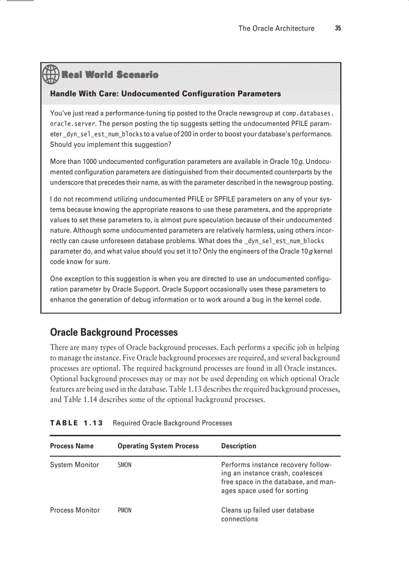 image for page Sybex OCA Oracle 10g Administration I Study Guide phần 2