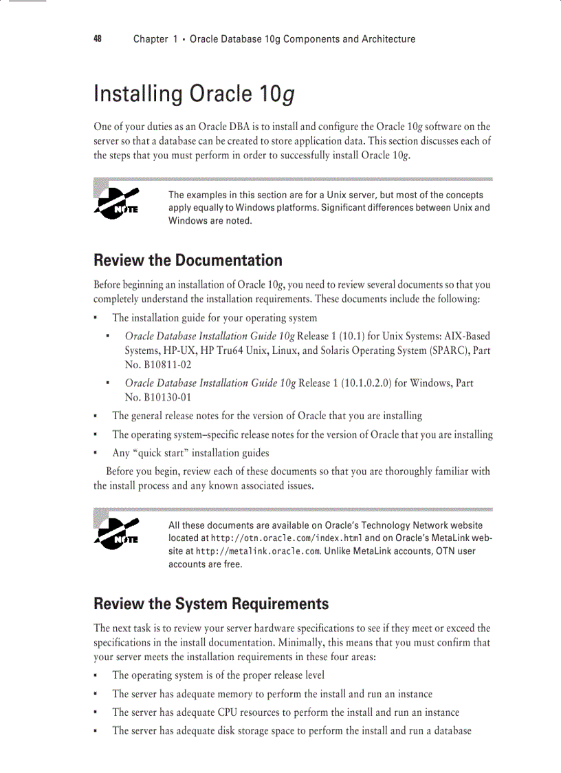 image for page Sybex OCA Oracle 10g Administration I Study Guide phần 2