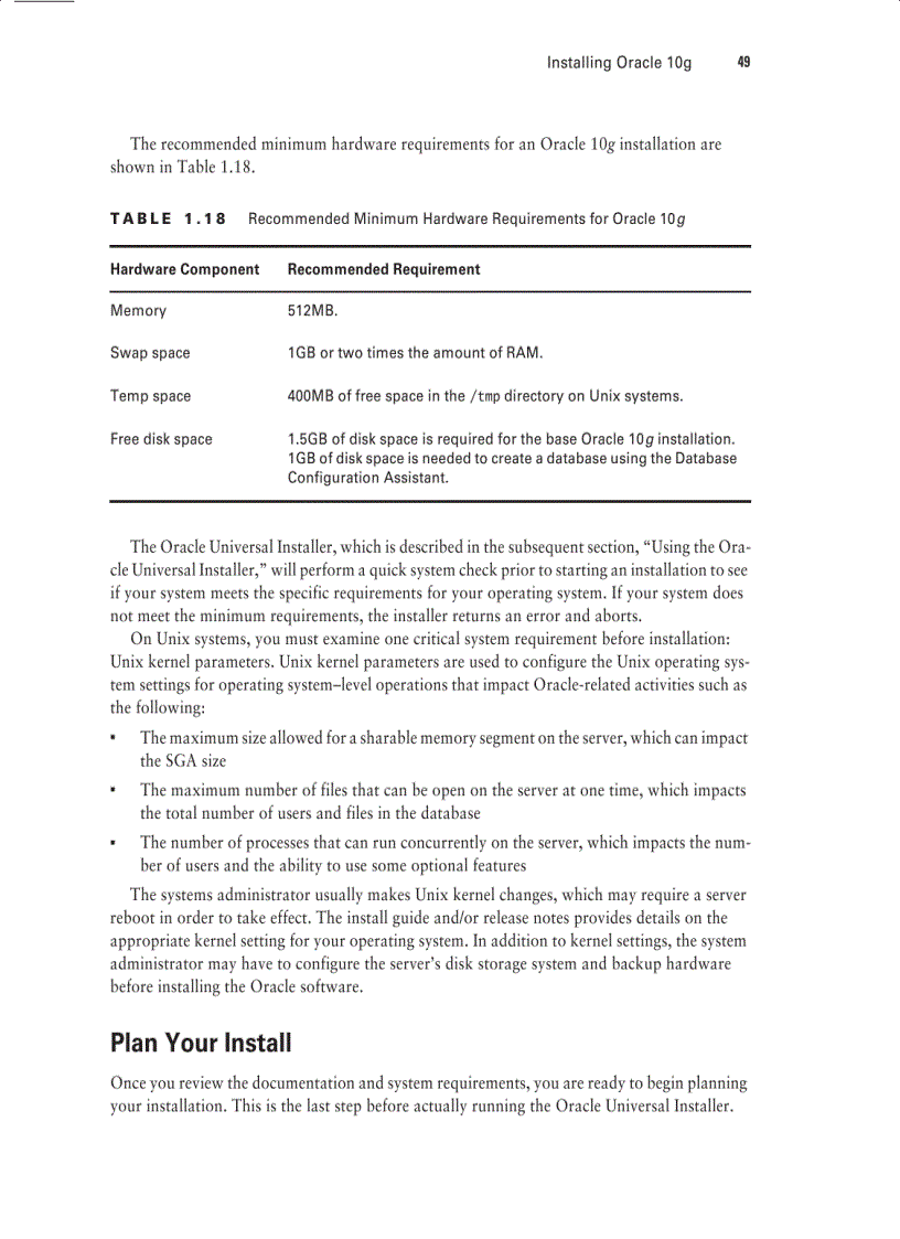 image for page Sybex OCA Oracle 10g Administration I Study Guide phần 2