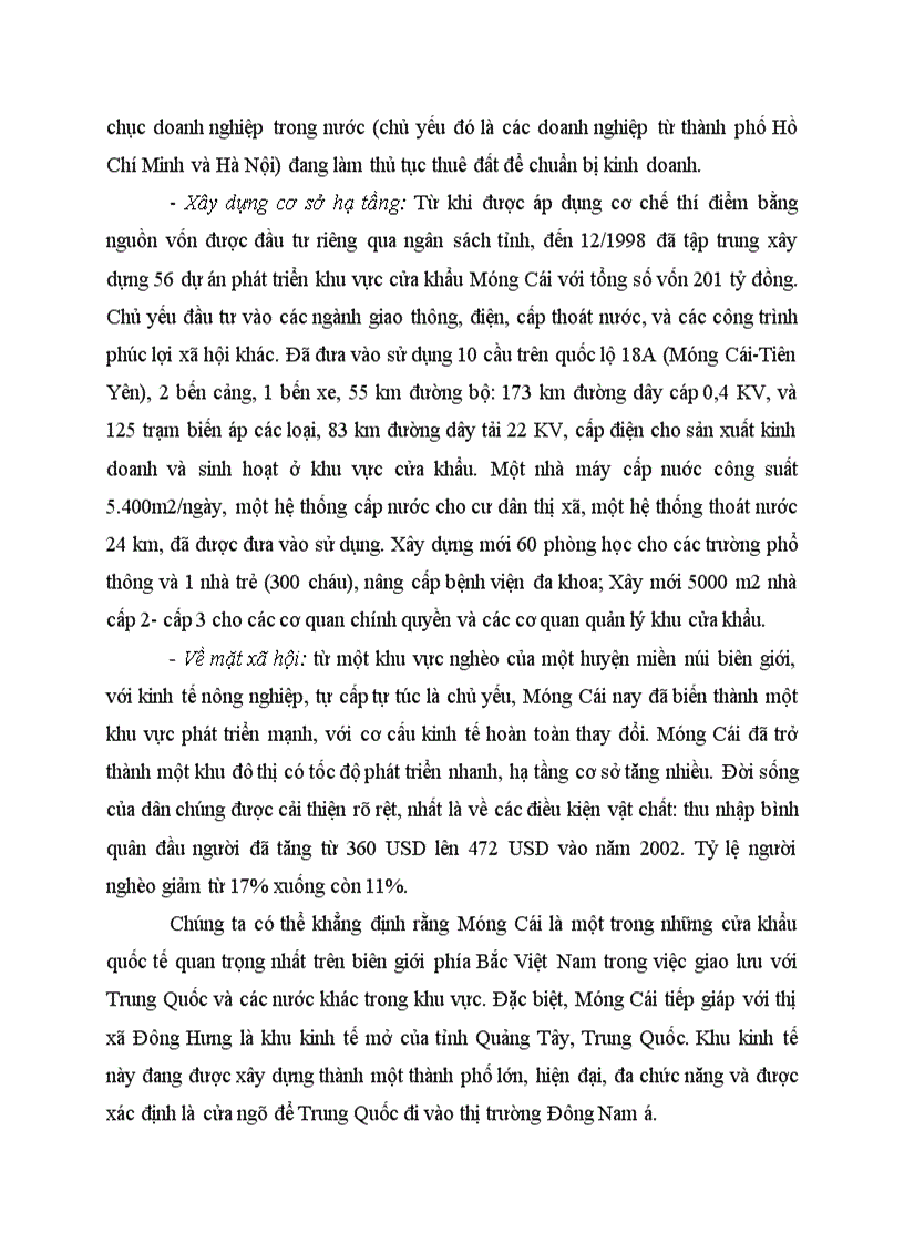 image for page Thực trạng về các khu kinh tế cửa khẩu vùng Đông Bắc