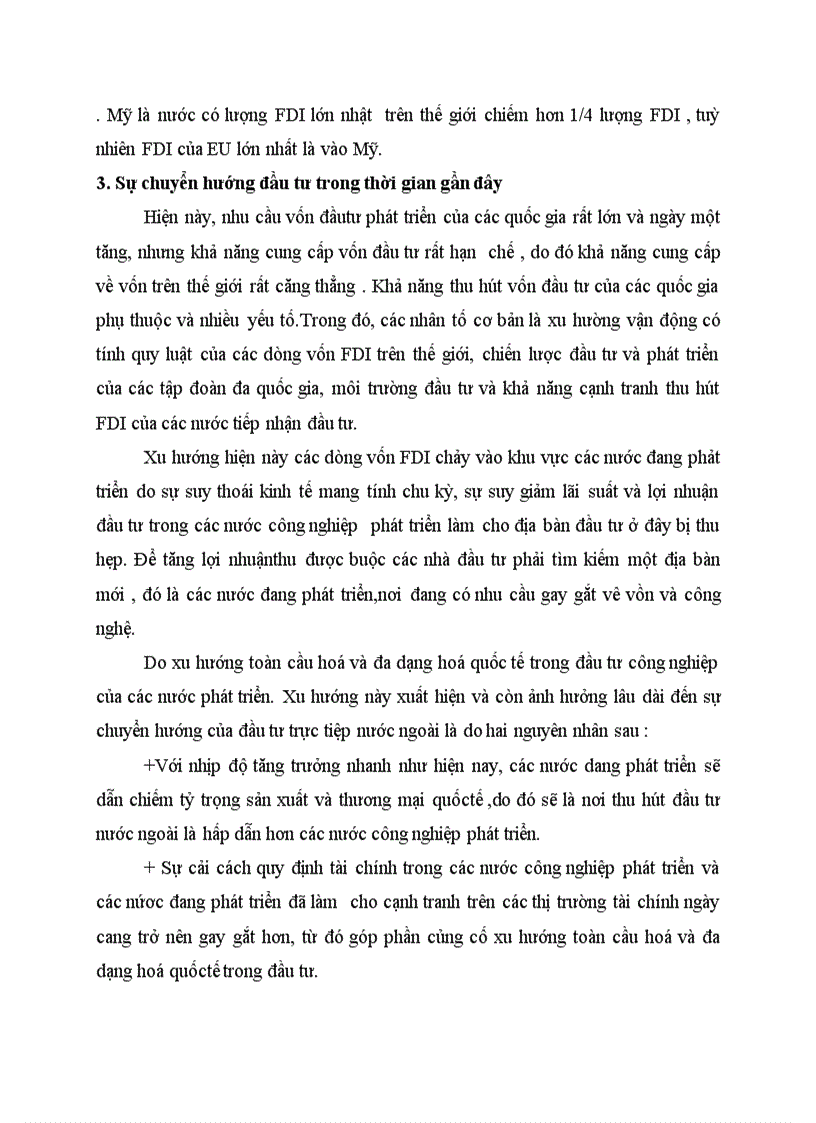 image for page Xu hướng vận động của FDI