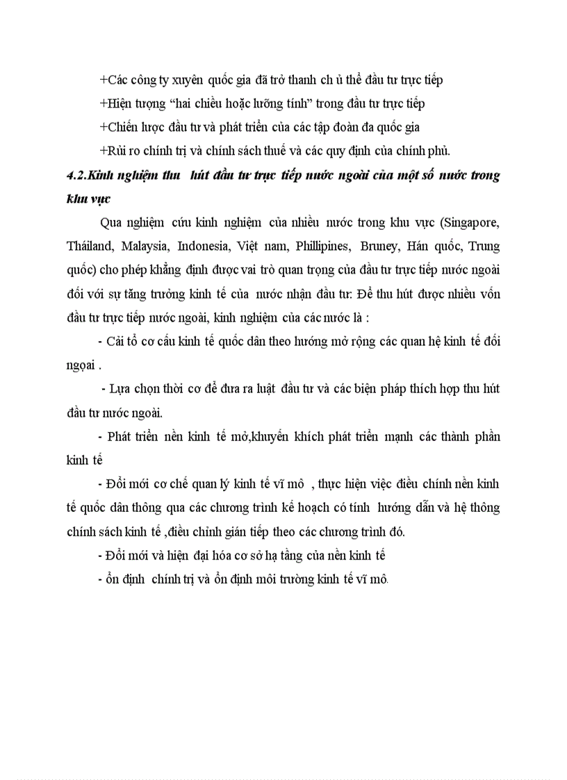image for page Xu hướng vận động của FDI