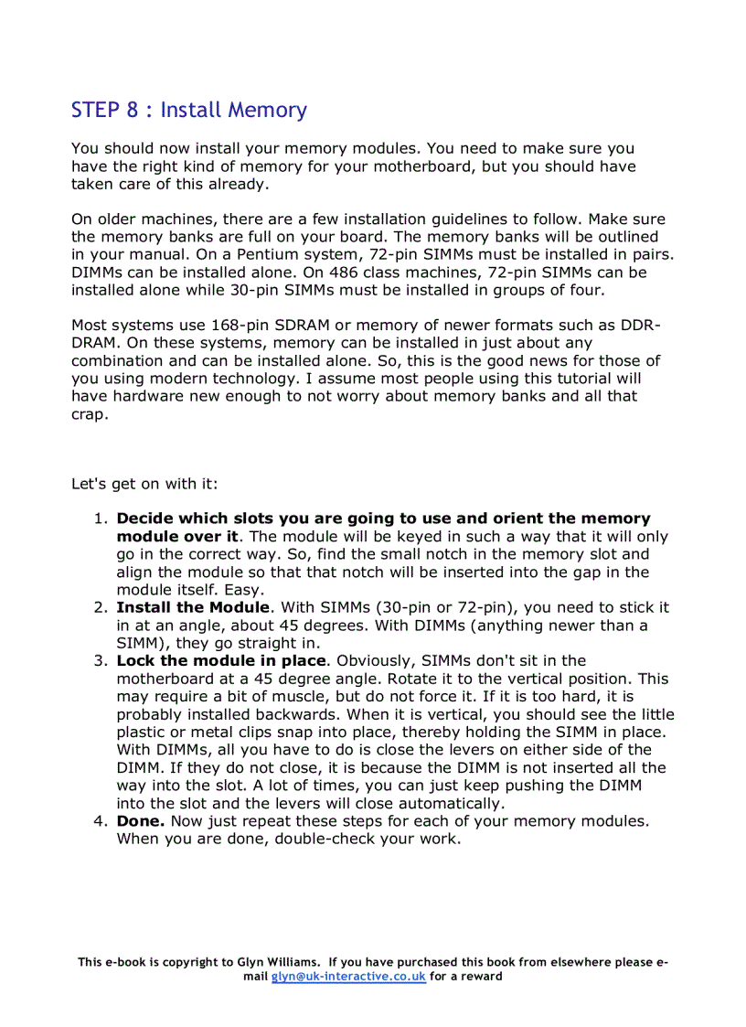 image for page How To Build Your Own Computer phần 3