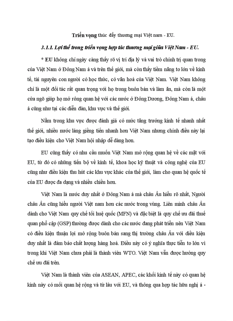 image for page Triển vọng thúc đẩy thương mại Việt nam EU