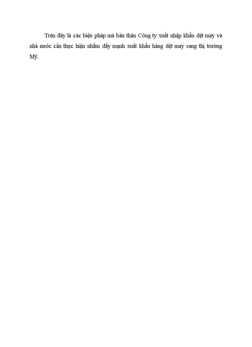 image for page Các giải pháp đẩy mạnh xuất khẩu hàng dệt may của Công ty xuất nhập khẩu dệt may sang thị trường Mỹ