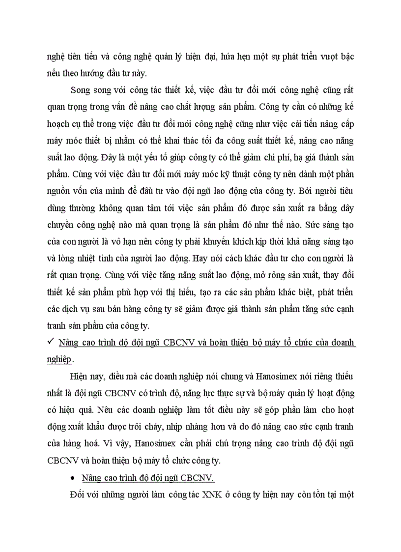 image for page Giải pháp nâng cao sức cạnh tranh của sản phẩm xuất khẩu ở công ty dệt may Hà Nội