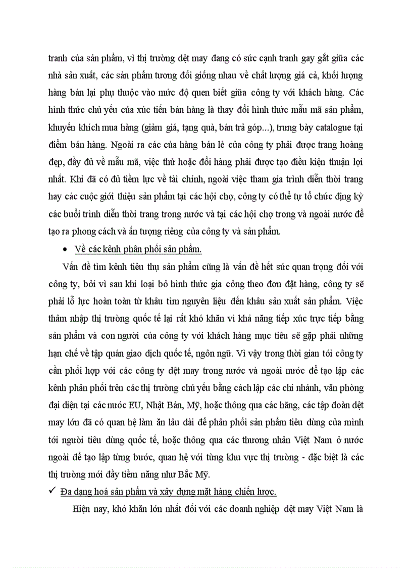image for page Giải pháp nâng cao sức cạnh tranh của sản phẩm xuất khẩu ở công ty dệt may Hà Nội