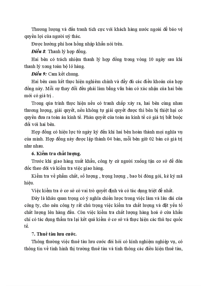 image for page Hoạt động xuất nhập khẩu uỷ thác ở công ty TOCONTAP