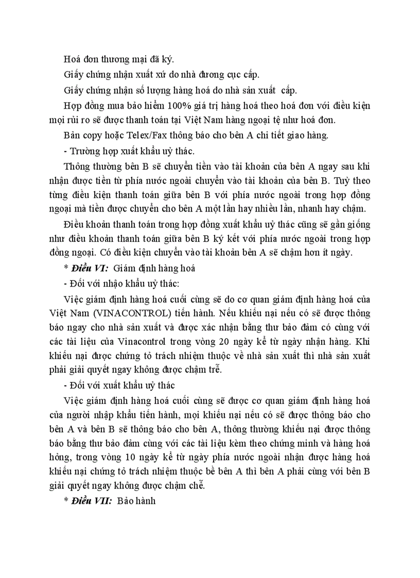 image for page Hợp đồng uỷ thác xuất nhập khẩu