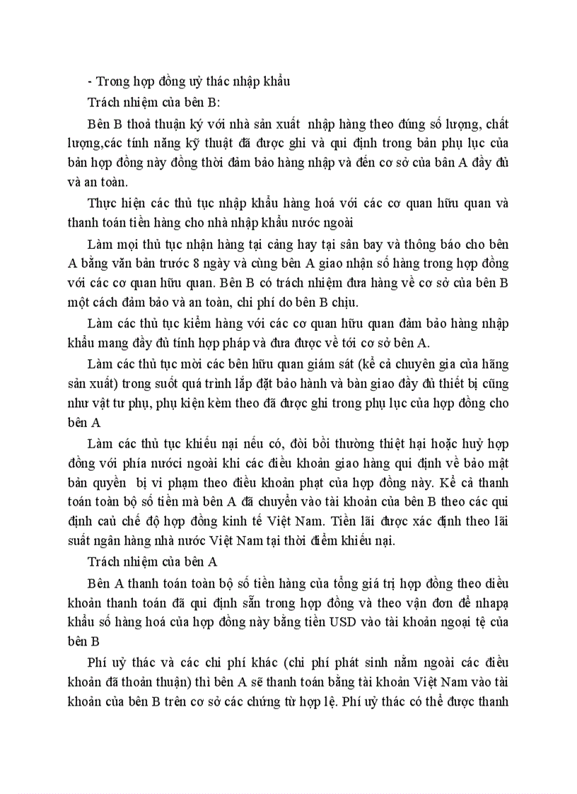 image for page Hợp đồng uỷ thác xuất nhập khẩu