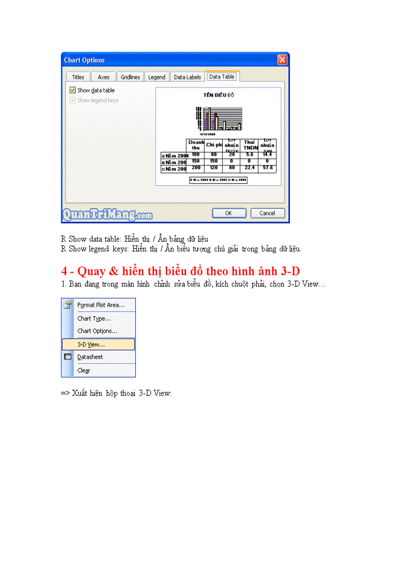 image for page Biểu đồ trong MS Word