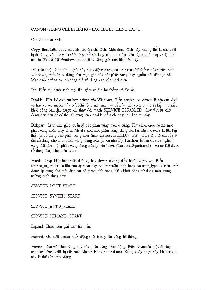 image for page Cài đặt và sử dụng Recovery Console