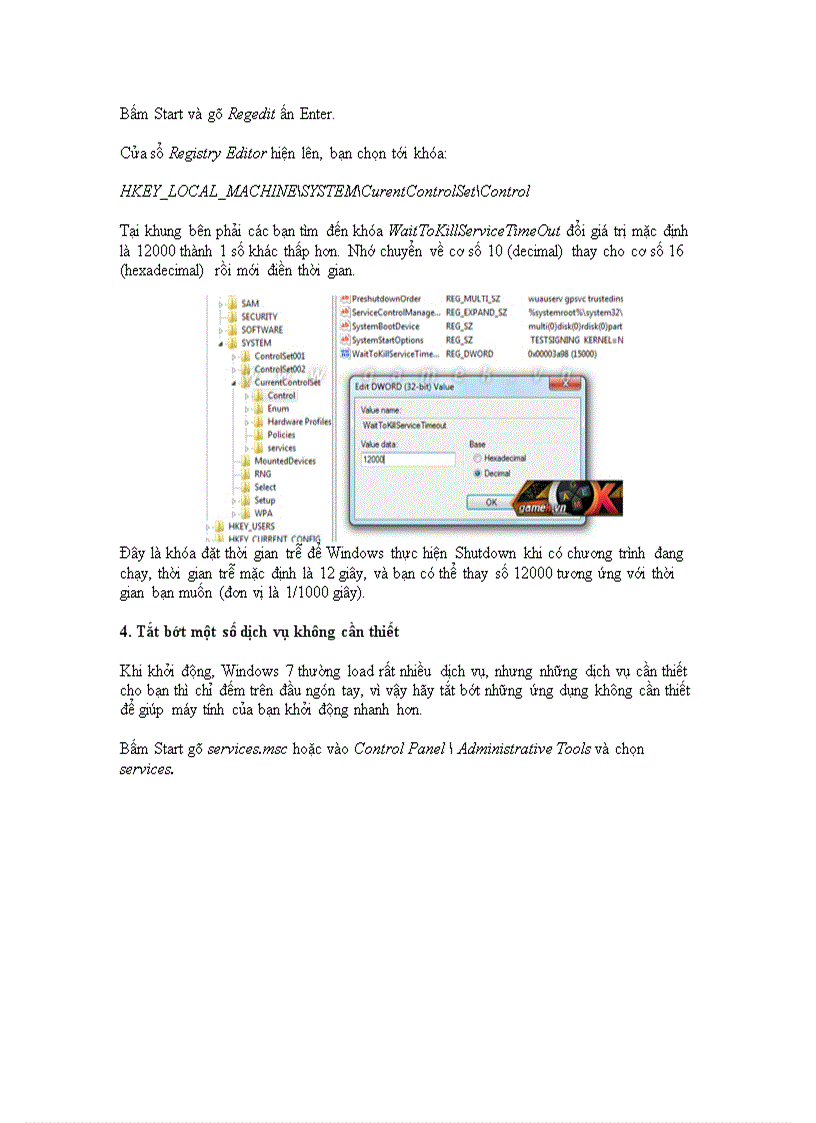image for page Tăng tốc Windows 7 trên mọi mặt bằng tay không