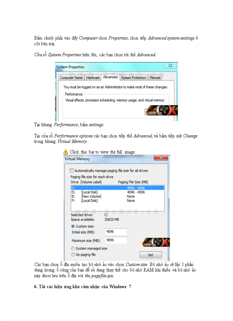 image for page Tăng tốc Windows 7 trên mọi mặt bằng tay không