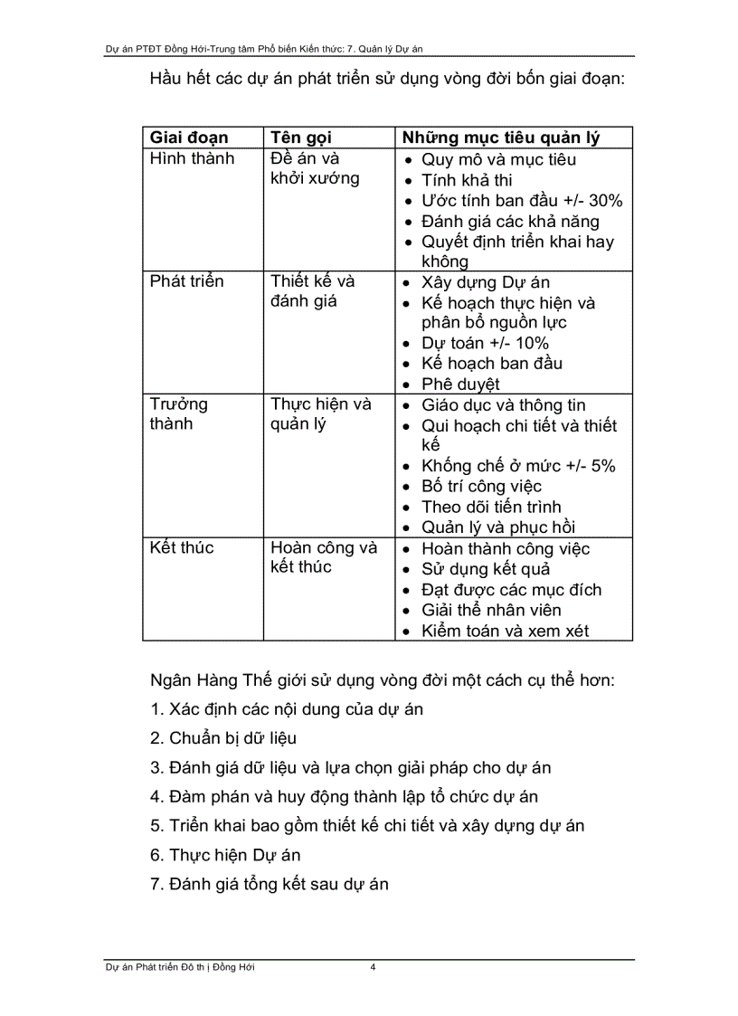 image for page Khóa học đào tào kỷ năng mềm buổi 4 kỷ năng quản lý dự án