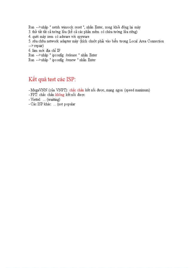 image for page Tạo kết nối trực tiếp Internet để lướt Web Down vù vù