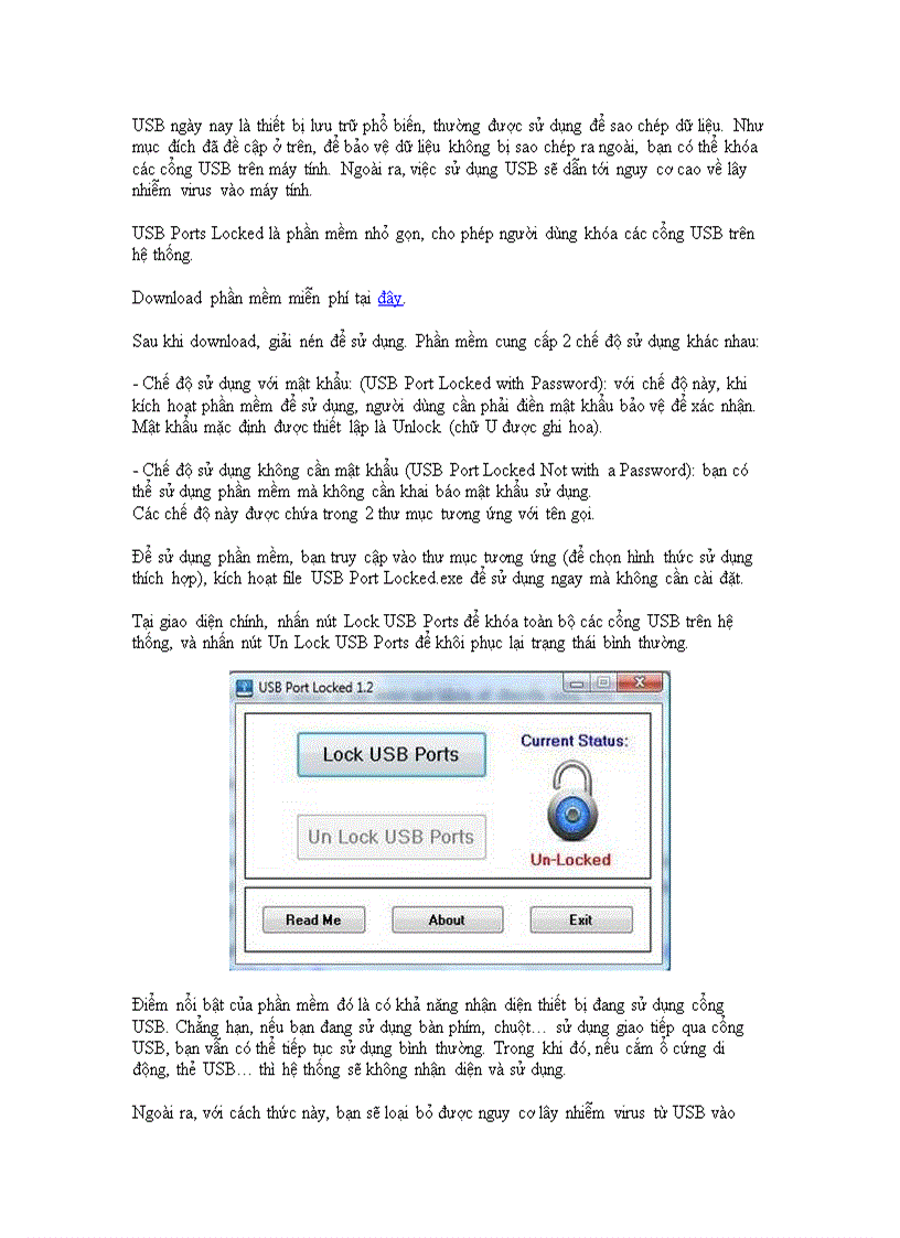 image for page Thủ thuật cấm sao chép dữ liệu từ máy tính ra bên ngoài và ngược lại