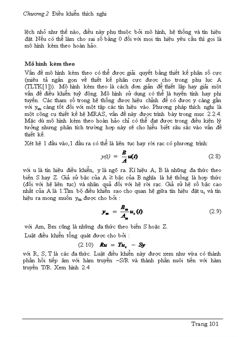 image for page Điều khiển thích nghi