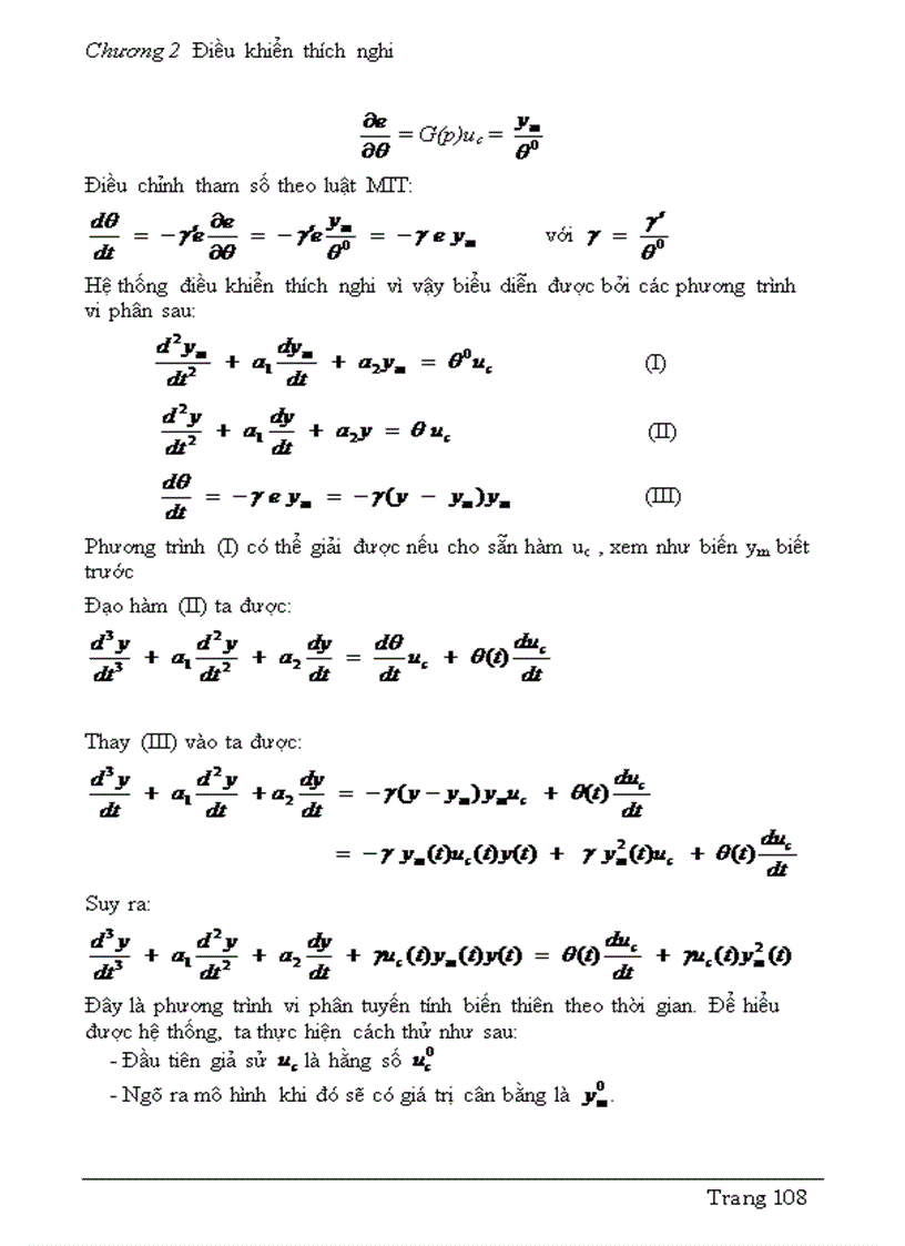 image for page Điều khiển thích nghi