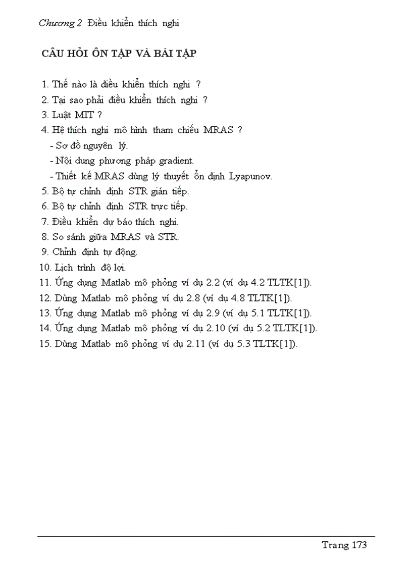 image for page Điều khiển thích nghi