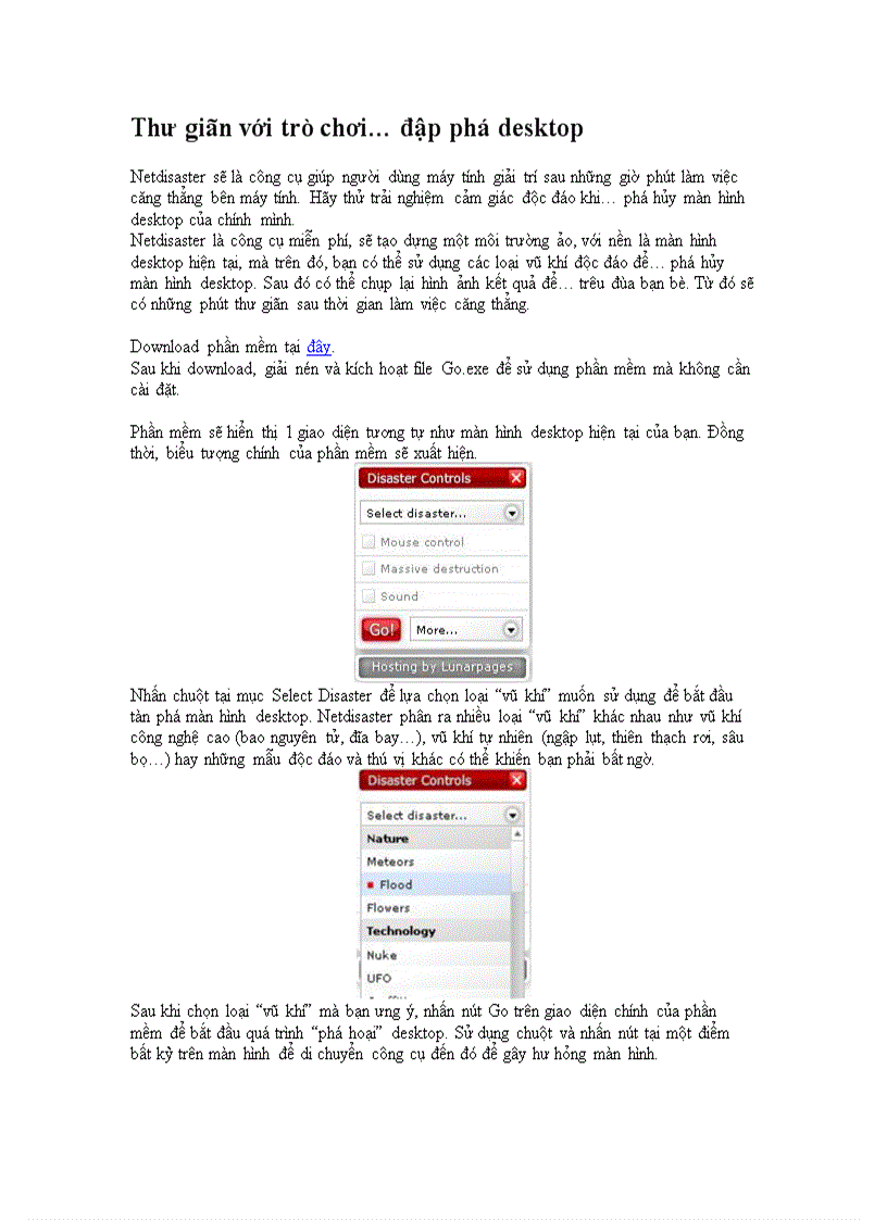 image for page Thư giãn với trò chơi đập phá desktop