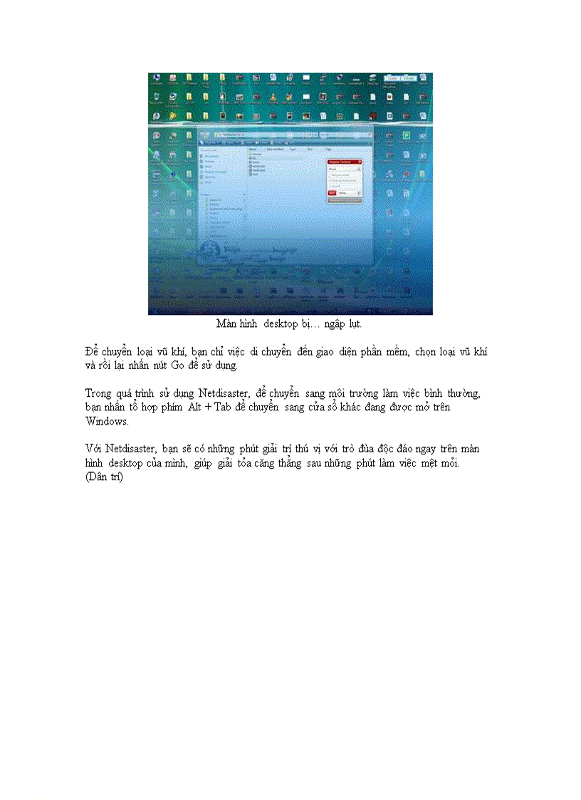 image for page Thư giãn với trò chơi đập phá desktop