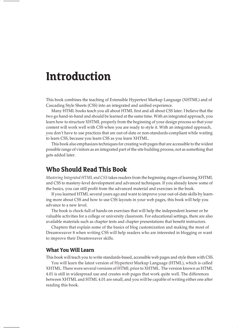 image for page Mastering Integrated HTML and CSS