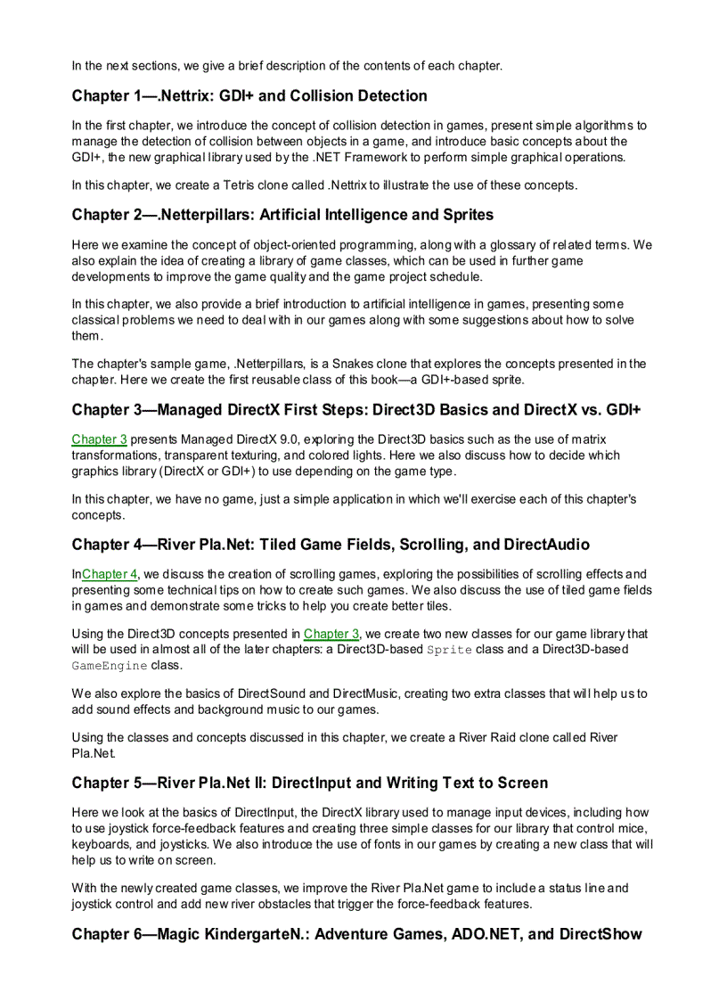 image for page NET Game Programming with DirectX 9 0