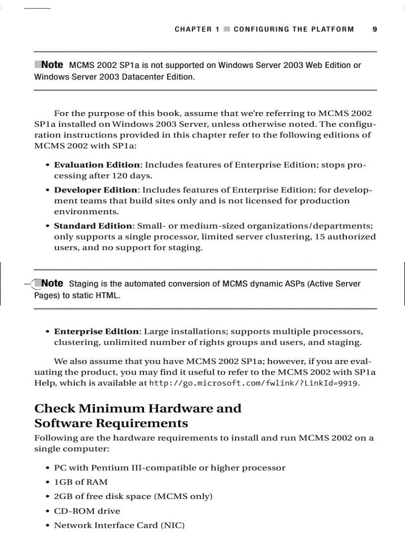 image for page Microsoft Content Management Server Field Guide